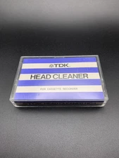 Vintage TDK Cassette HEAD CLEANER HC-1 Japan Excellent Genuine Free Ship