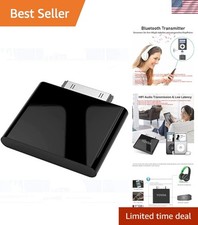 iPod Bluetooth Adapter with Dual Pairing  Noise Cancellation for Seamless Music