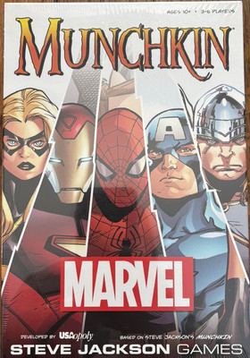 MUNCHKIN: Marvel Edition - USAopoly Steve Jackson Games (BRAND NEW IN BOX)