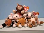TY Beanie Babies Cats Lot Kittens Set Chip Snip Pounce Nip Flip Prance 6 PCS VTG