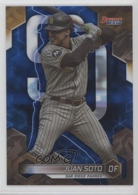 2023 Bowman's Best Blue Refractor 63/150 Juan Soto #66 14mg