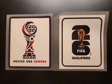 Two 2 FIFA World Cup USA Mexico Canada 2026 Qualifiers Jersey Patch Set New