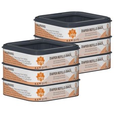 Standard Square Refills Disposal Bags Refill with Diaper Genie Compact, Class...