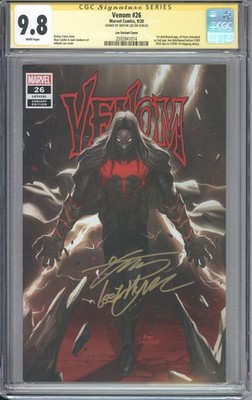 Venom #26 SS CGC 9.8 Inhyuk Lee Cover 1st app of Virus Signed by Inhyuk Lee 2020