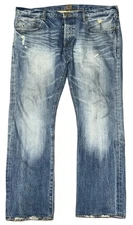 PRPS JAPANESE SELVEDGE DEMIM Jeans Mens 40x33 Demon Fit Straight Button Fly