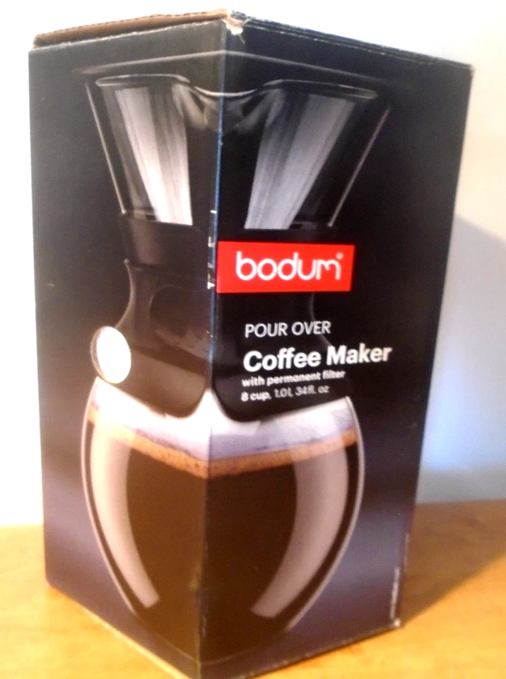 BODUM 11571-294 Verter más de 8 tazas Cafetera con filtro permanente 34 OZ - Rojo Foto 3 de 4