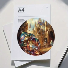 8" Floral Baroque Wreath - Farmhouse Decor