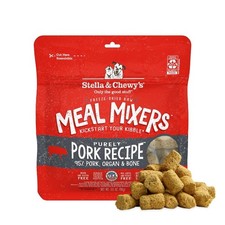 Stella  Chewy's Freeze-Dried Raw Pork Meal Mixers - Dog Food Topper 18oz