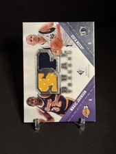 2008-09 SP Rookie Threads Dual Game Used Jersey TD-KJ Magic Johnson & Jason Kidd
