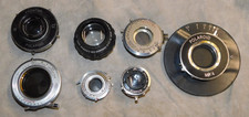 Vintage Large Format Lens Shutter Lot for Parts or Repair Ziess, Ilex, Alphax