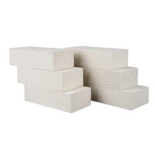 6 Pieces Insulating Fire Brick for Ovens, Kilns, 9" x 4.5" x 2.5", White