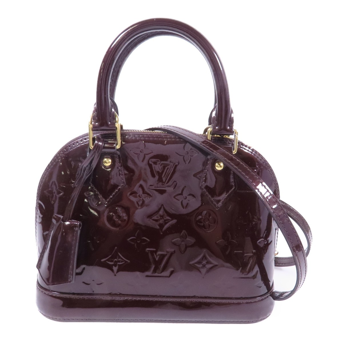 LOUIS VUITTON LV GHW Alma BB 2 Way Shoulder Handbag M91678 Vernis