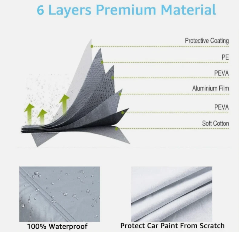 Car Cover Outdoor Snow Rain UV Waterproof  For Mercedes Benz CL500/CLS500 Foto 3 de 4