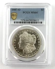 1887-O Morgan Silver Dollar PCGS MS64