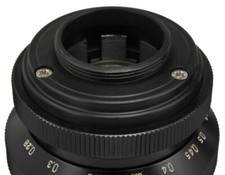 Carl Zeiss Jena TEVIDON 10 16 25 35 50 70 100 lens SLIM REAR C MOUNT M25 adapter