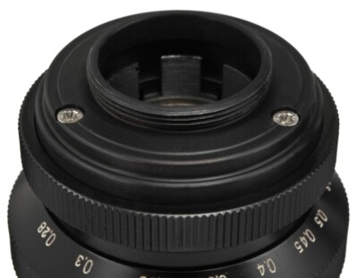 Carl Zeiss Jena TEVIDON 10 16 25 35 50 70 100 lens SLIM REAR C MOUNT M25 adapter