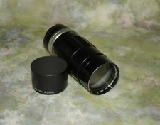 Petri 200mm F4 C.C Auto Lens with Original Lens hood 55mm Petri Bayonet Mount
