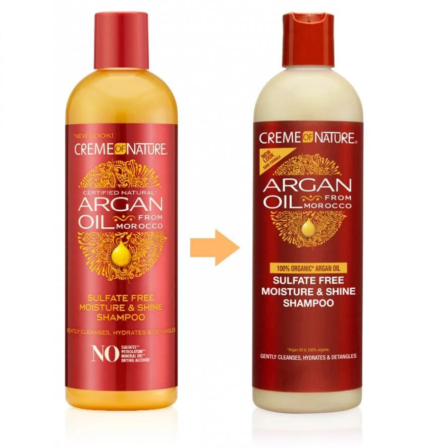 Creme of Nature Argan Oil Sulfate Moisture and Shine Shampoo 12oz 354ml