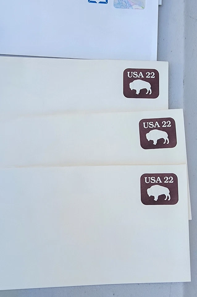 Lot of 21 USA Postage Stamped Envelopes Scott # U593 U607 U600 U617 U608 - Image 4 of 4