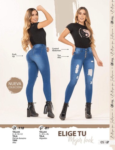 W-110 100 % authentische kolumbianische Push Up Jeans - Bild 3 von 4