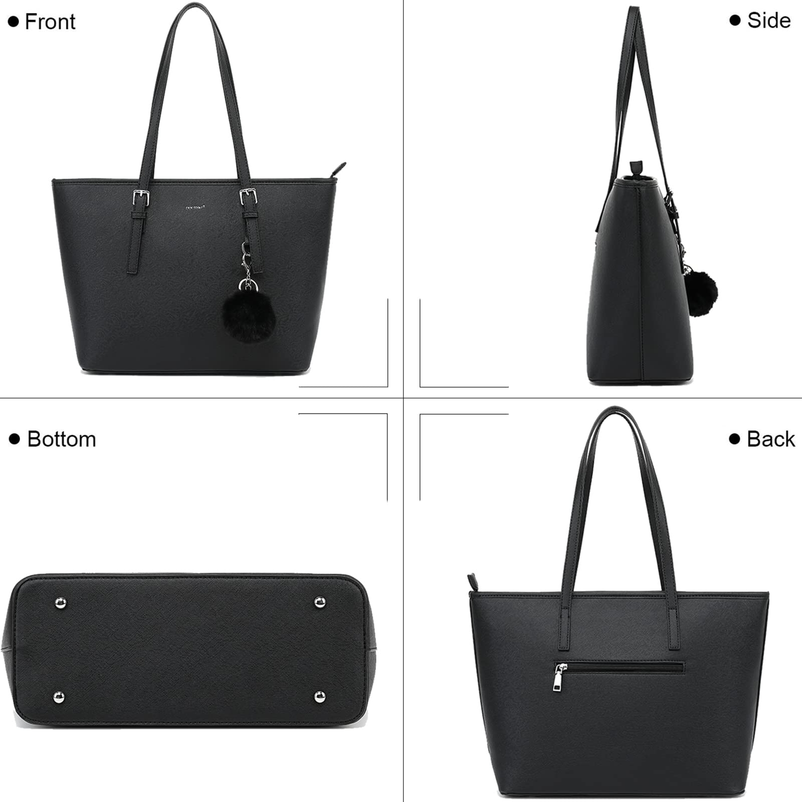 Mini Handtaschen-Organizer Aus Filz - Praktischer Einsätze Mit Reißverschluss Für Ordnung In Der Tasche