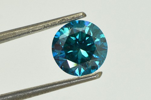 2.52 Ct Round Cut IGI Certified Lab Grown CVD Diamond Fancy Vivid Blue VVS2 1 - Picture 3 of 3