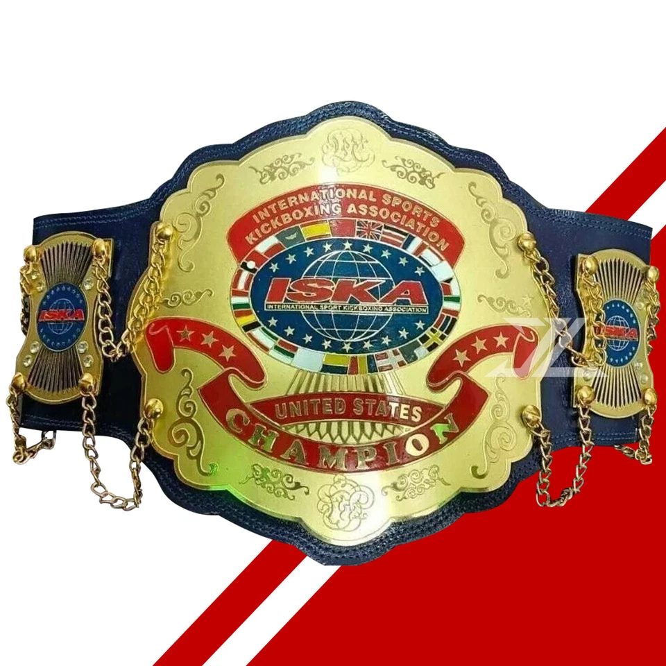 Cinturón Campeonato Mundial ISKA International Sport Kickboxing Association Adulto Foto 4 de 4