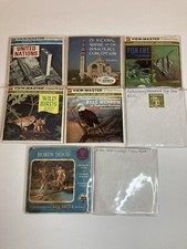 View Master Lot of 8 Various Reels Sets Science Travel Robin Hood Yogi Bear Fish