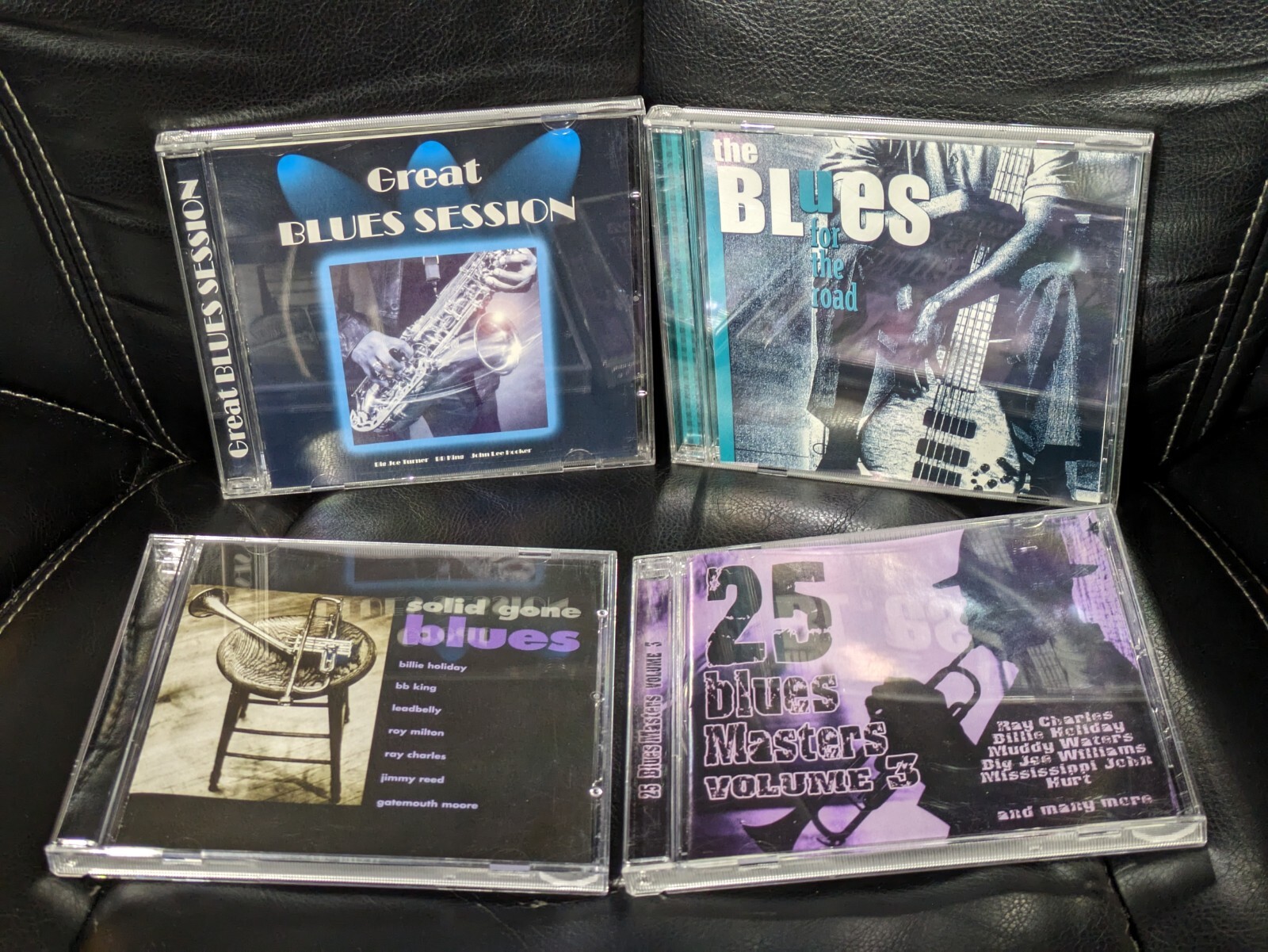 4 Jazz Lot Blues CDs Blues Masters, Great Sessions, For The Road, Solid ...