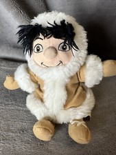 Disney World Eskimo Boy 8" VINTAGE Plush Doll It's A Small World Alaska Native