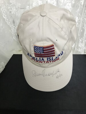 Casquette de baseball dédicacée sur invitation Amelia Island Plantation