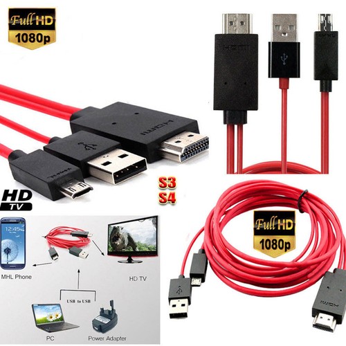 MHL USB a HDMI TV Cable Adaptador HDTV para Samsung Galaxy Note 3 N9000 | eBay