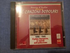 COMPILATION - STORIA D'ITALIA ATTRAVERSO LE CANZONI POPOLARI  CD AVVENIMENTI 