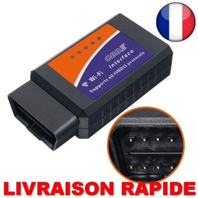 Scanner Diagnostic Auto ELM327 Bluetooth V1.5 - Lecteur Codes Défaut OBD2 - Compatible Android/iOS/Windows - Pour Voitures Essence/diesel - 9