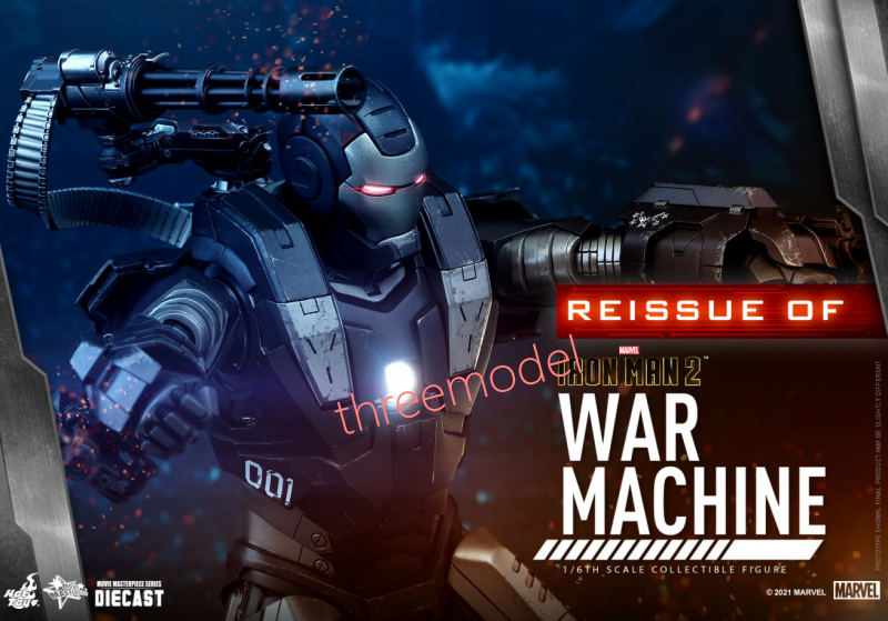 Hot Toys MMS331D13 1/6 War Machine Iron Man 2 Diecast Reissue