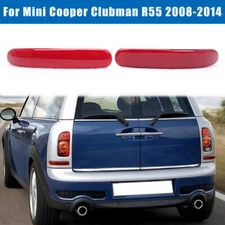 2pcs Rear Bumper Reflector Left Right Fit For Mini Cooper Clubman R55 2008-2014