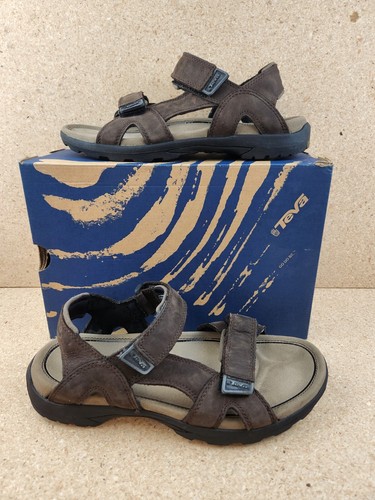 Brown Sport Waterproof Leather Sandals 6568