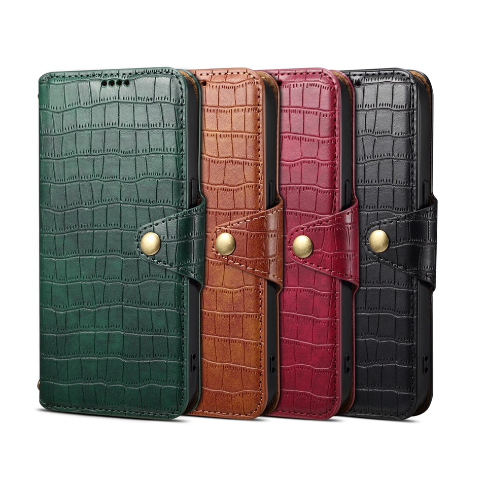 For Huawei Mate 60 50 Honor 100 90 Crocodile Pattern Leather Wallet Phone Case - Image 2 of 4