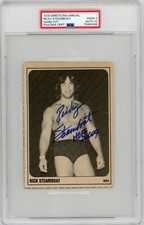 Ricky The Dragon Steamboat 1978 Wrestling Annual Rookie Autograph PSA 2 Auto 10