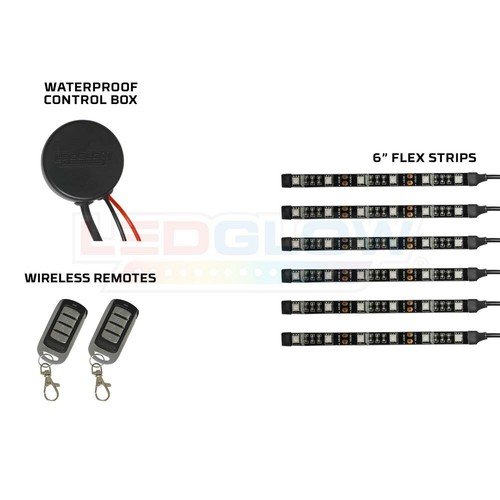 Kit de luz de motor de neón LED LED LED blanco avanzado de 6 piezas - Imagen 2 de 7