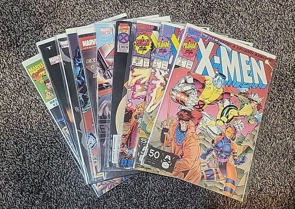 10 Piece Comic Book Lot = X-Men, New Mutants