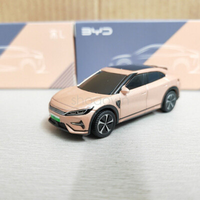 1/64 Sclae For BYD SONG L Orange Diecast Car Model Toy Collection