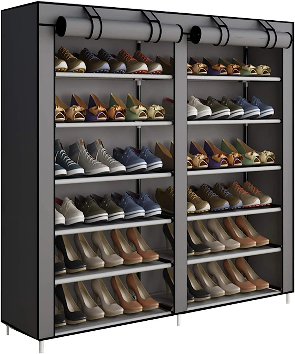 Shoe Rack 6 Tier Shoe Storage Hode up to 36 Pairs Shoes with Non