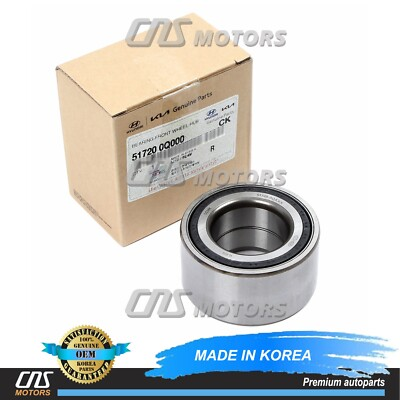 #ad ⭐GENUINE⭐ Front Wheel Bearing for 2007 19 Elantra Veloster Forte Soul 517200Q000 $47.07