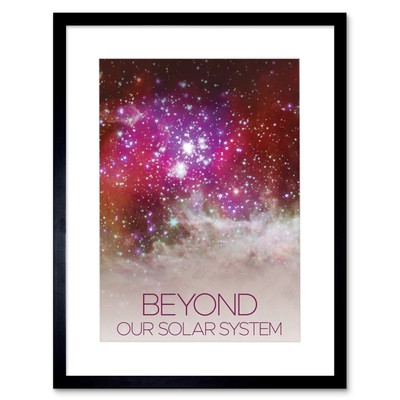 NASA Chandra Space Telescope NGC 281 Pacman Nebel Poster Druck gerahmte Kunst 12x16