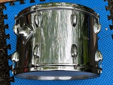 Tamburo Tom anni 70 Slingerland 15 x 10 vintage cromato su legno