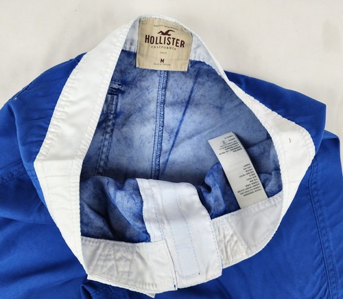 Men's Hollister Brand Blue & White Swim Trunk Board Shorts w/ Pocket Size M - Picture 10 of 10
