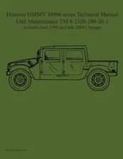 Humvee Hmmv M998 Series Technical Manual Unit Maintenance Tm 9-2320-280-20-...