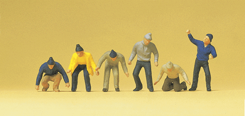 HO 1:87 scale Preiser 14064 Dock Workers in Knit Caps : Figures  - 第 1/2 張圖片