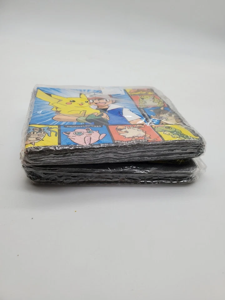 Pokemon Beverage Party Napkins by Designware Kanto Region 2 Packs of 16 Vintage - Image 2 of 3
